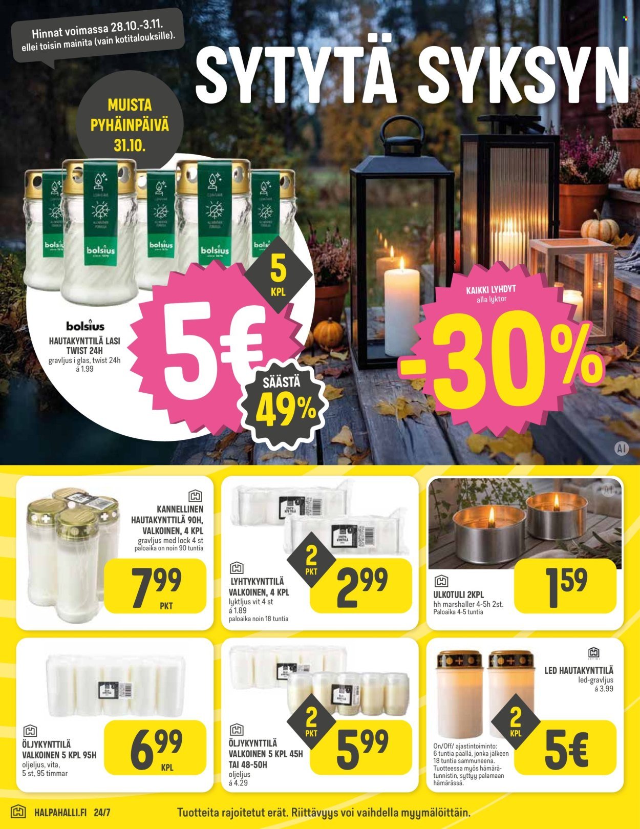 HALPAHALLI tarjoukset - Uusin tarjouslehtemme