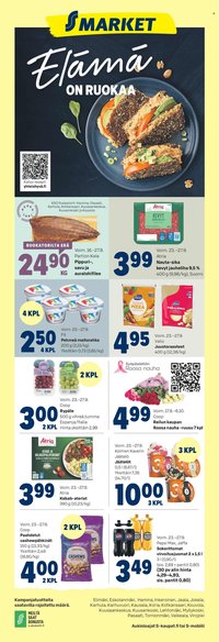 S-MARKET tarjoukset - Ilmoitus
