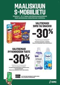 S-MARKET tarjoukset - S-mobiiliedut maaliskuussa