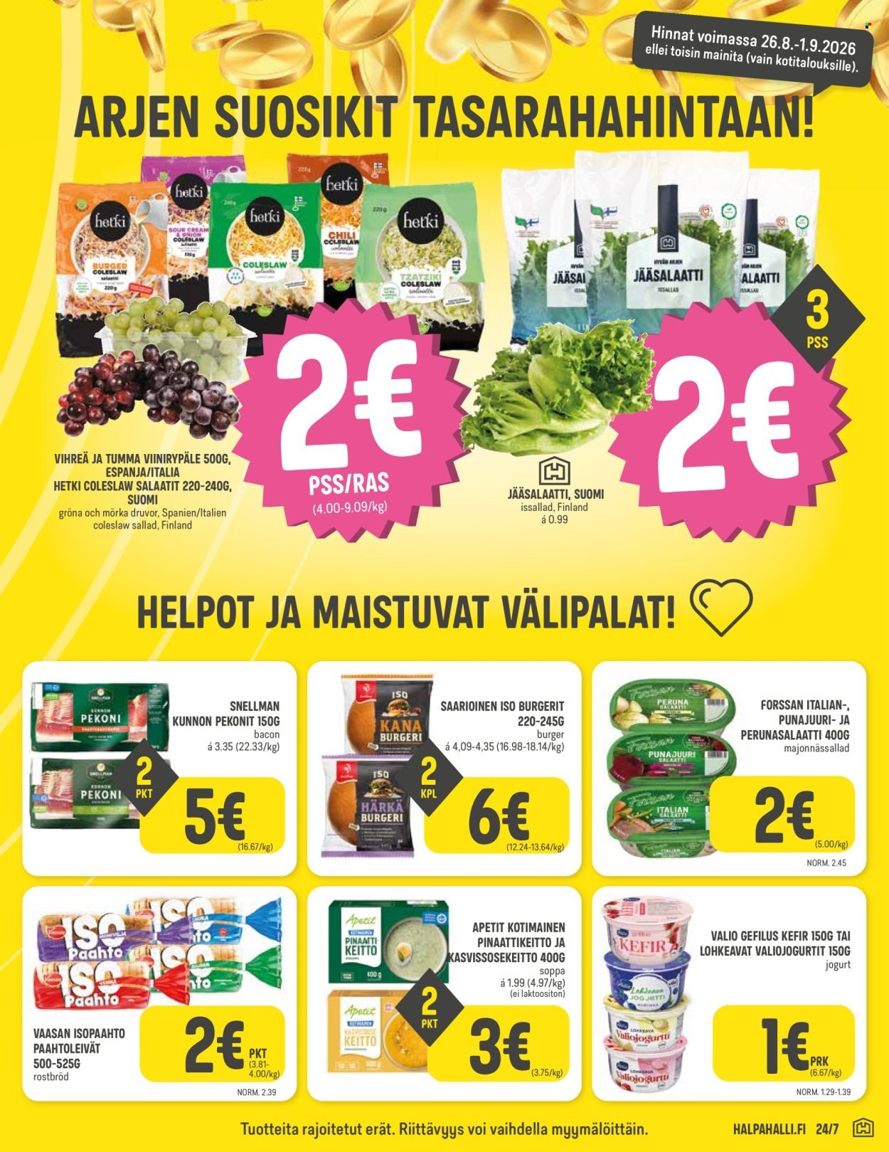 HALPAHALLI tarjoukset - Uusin tarjouslehtemme