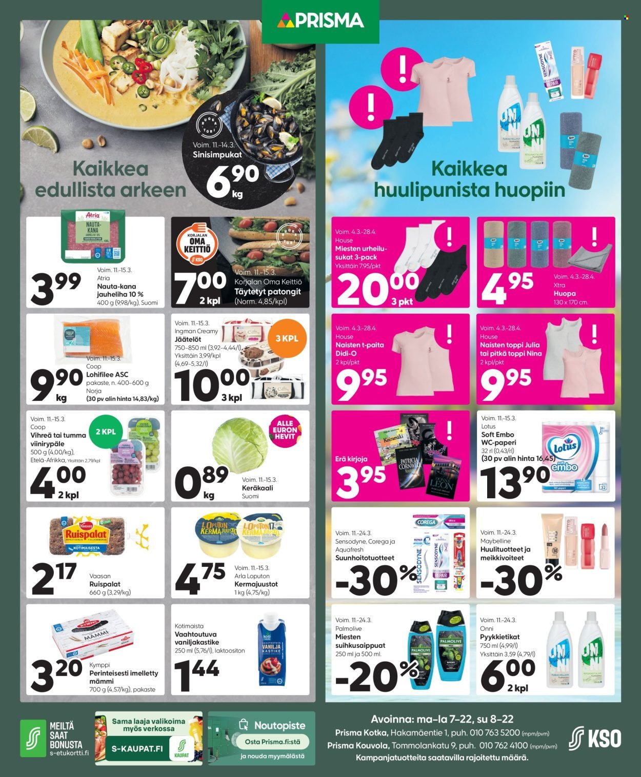 PRISMA tarjoukset - Alkaen KE 11.3.2026