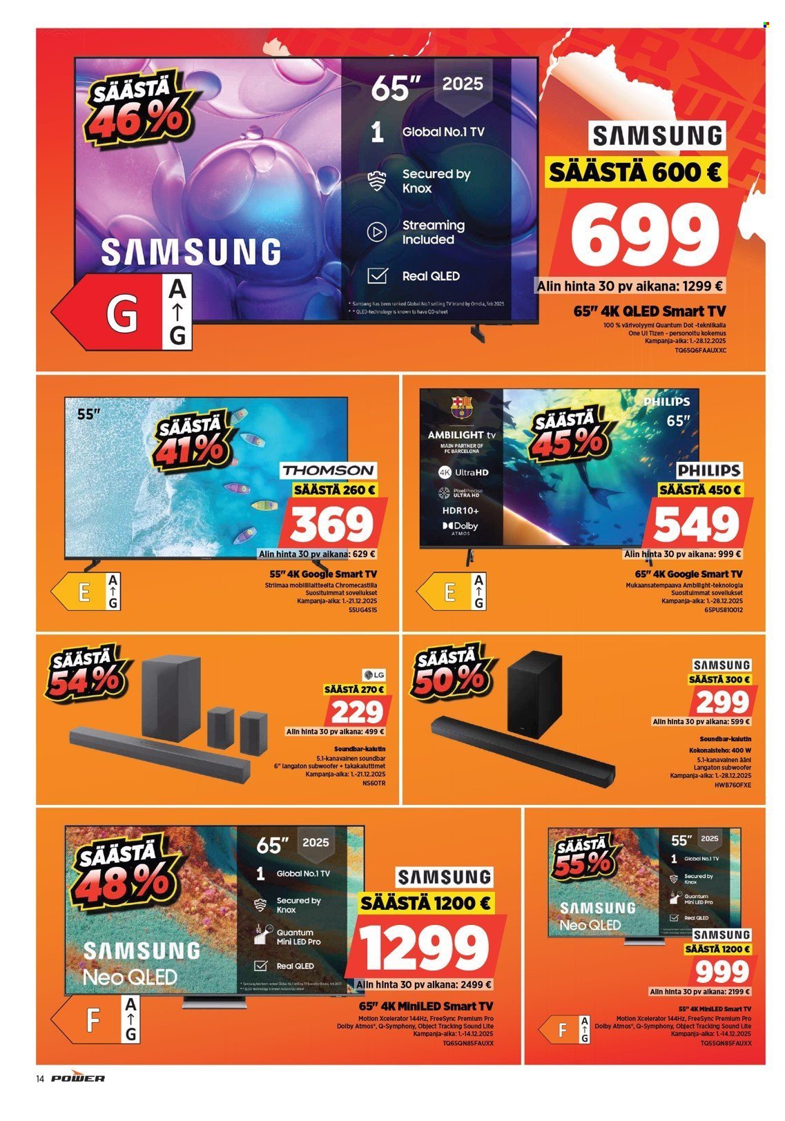 POWER tarjoukset - Joulukuu 2025