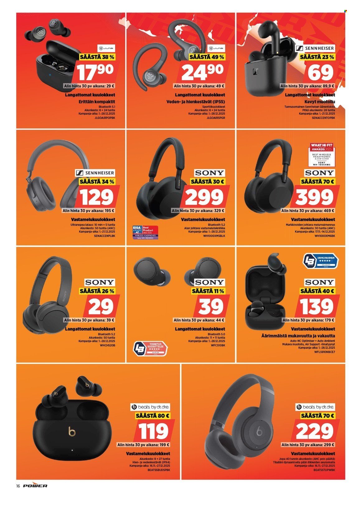 POWER tarjoukset - Joulukuu 2025