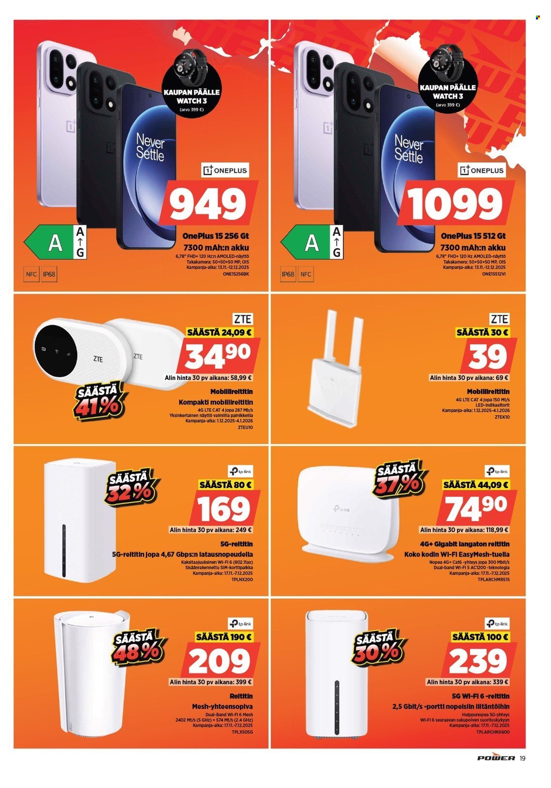 POWER tarjoukset - Joulukuu 2025