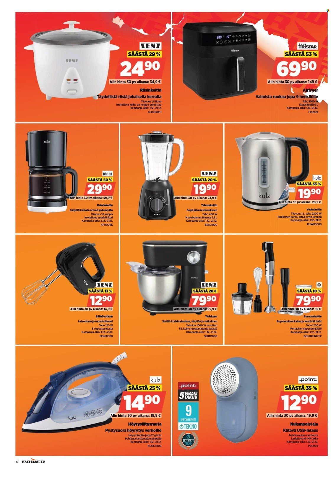 POWER tarjoukset - Joulukuu 2025