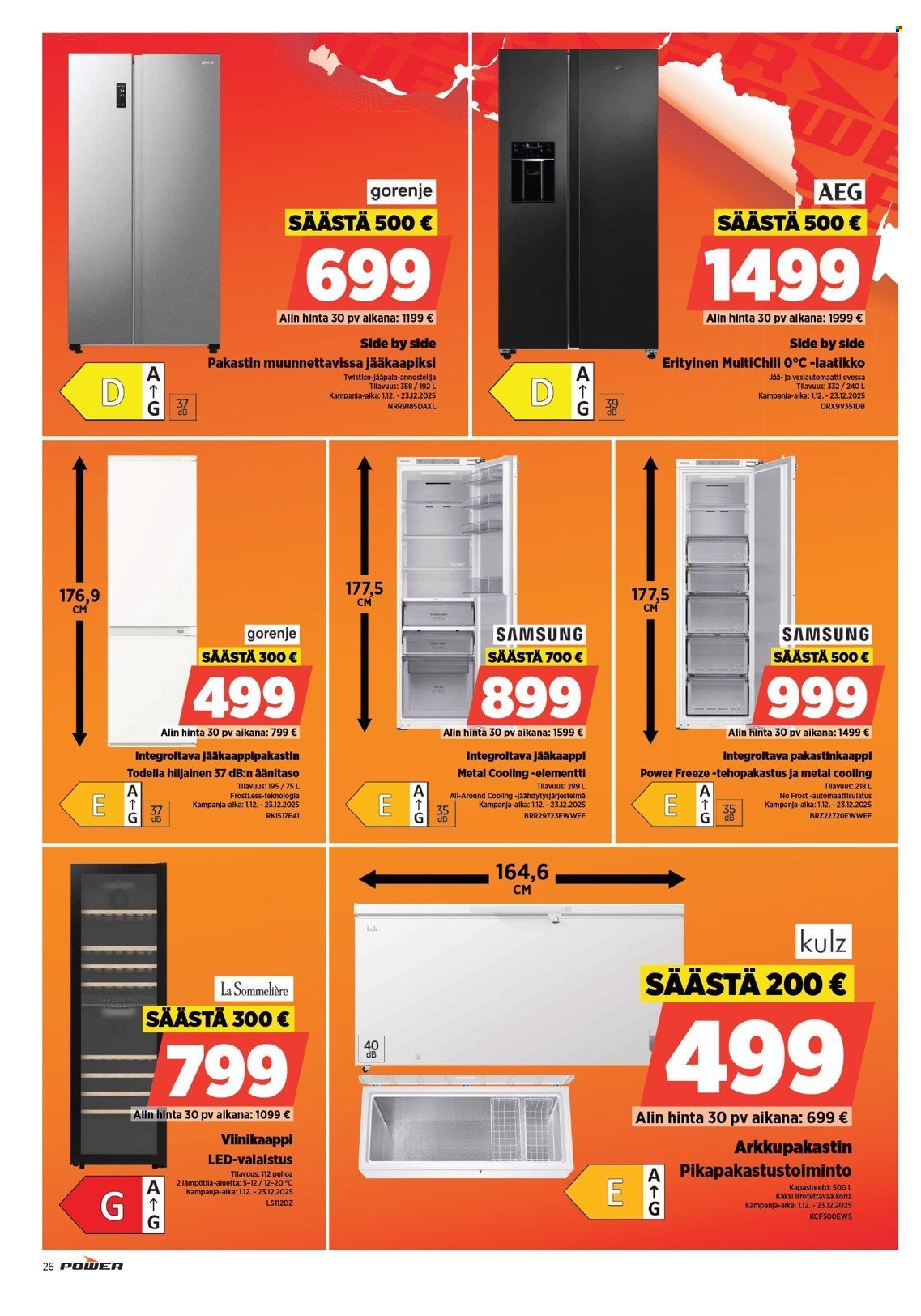 POWER tarjoukset - Joulukuu 2025