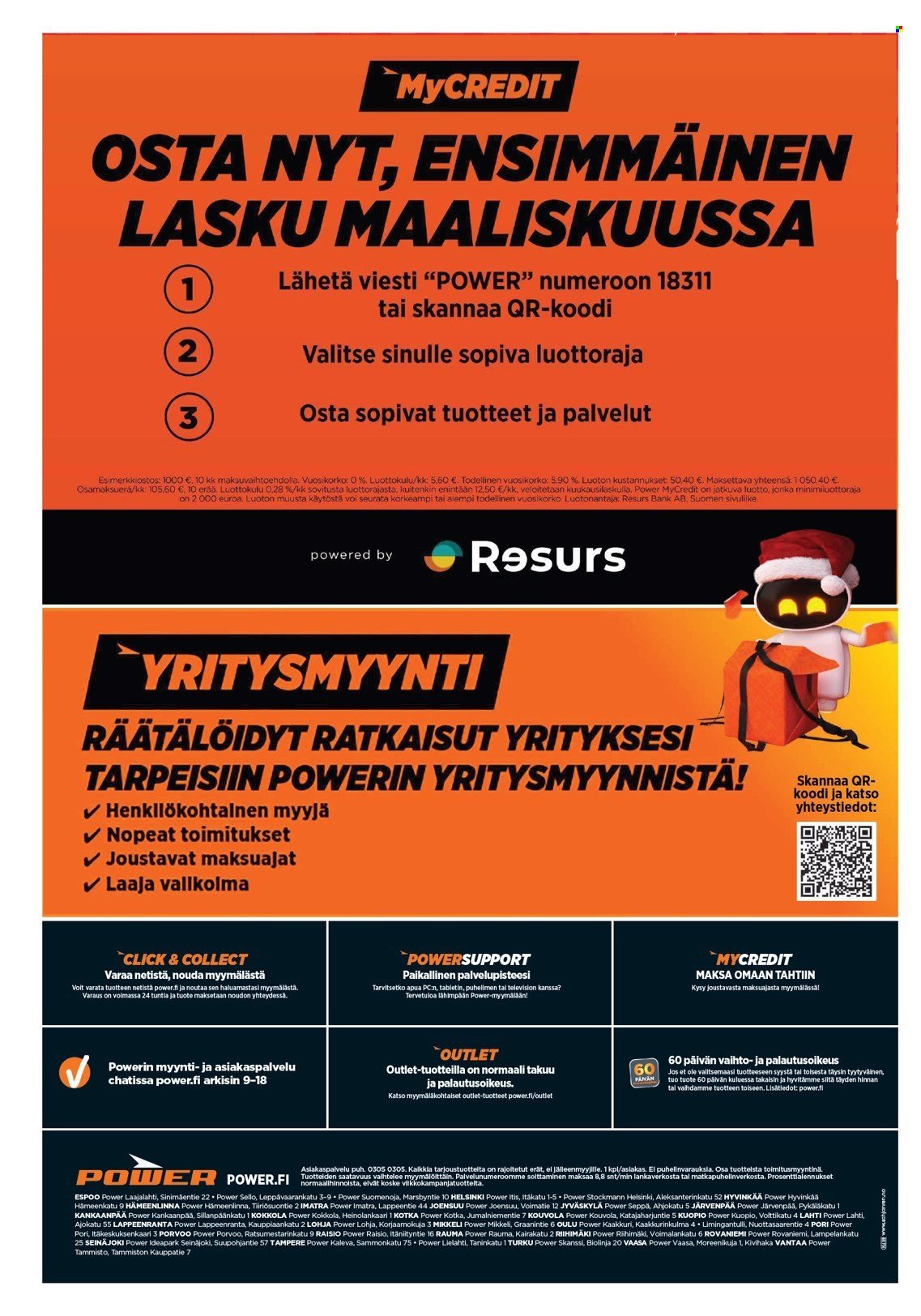 POWER tarjoukset - Joulukuu 2025