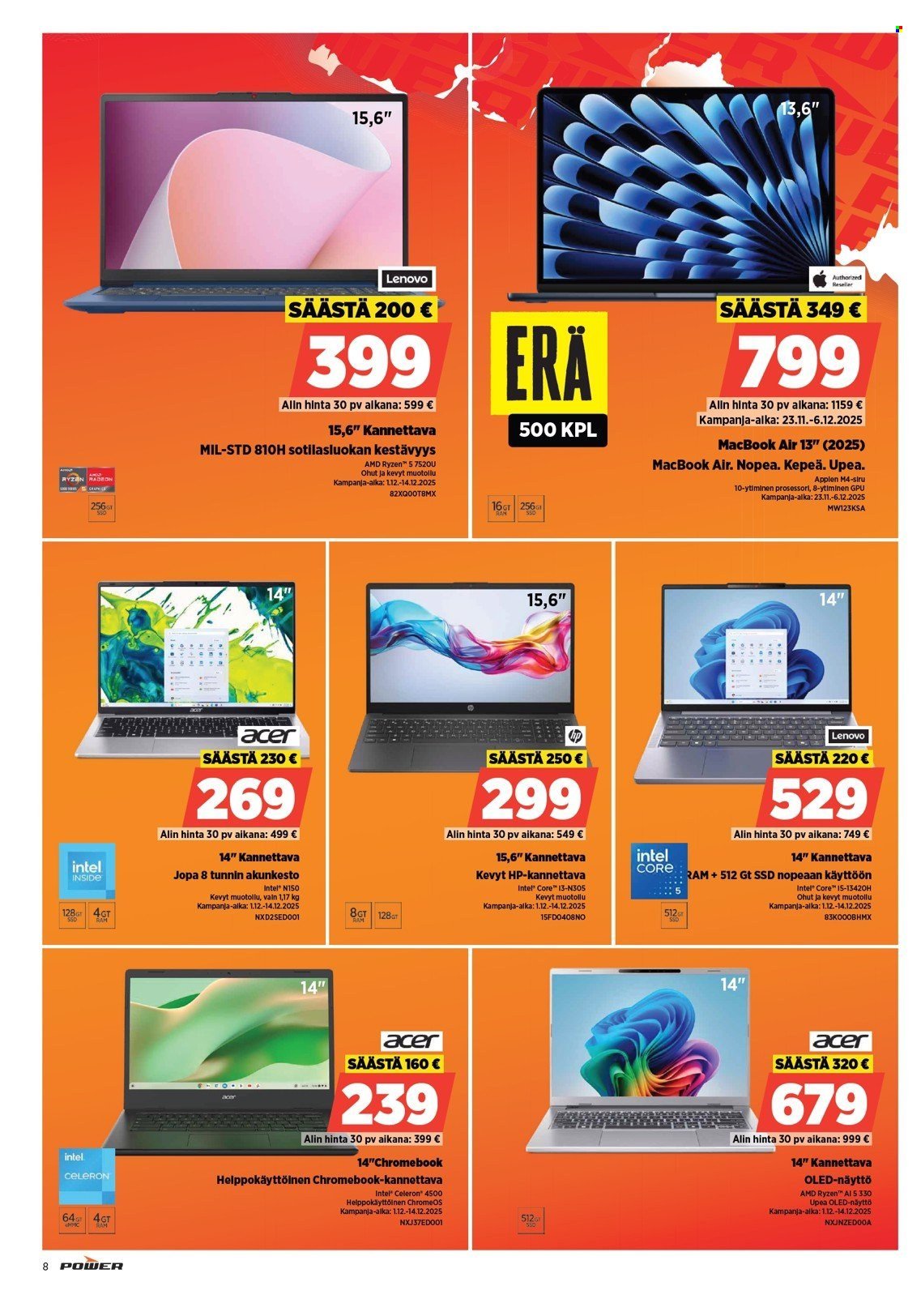 POWER tarjoukset - Joulukuu 2025