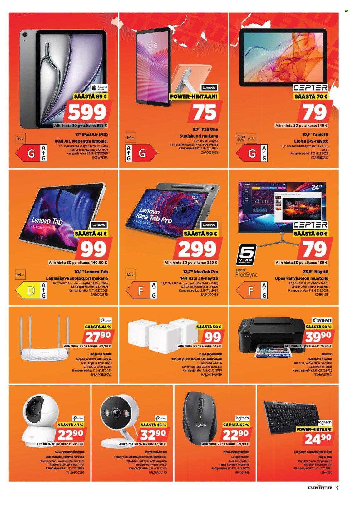 POWER tarjoukset - Joulukuu 2025