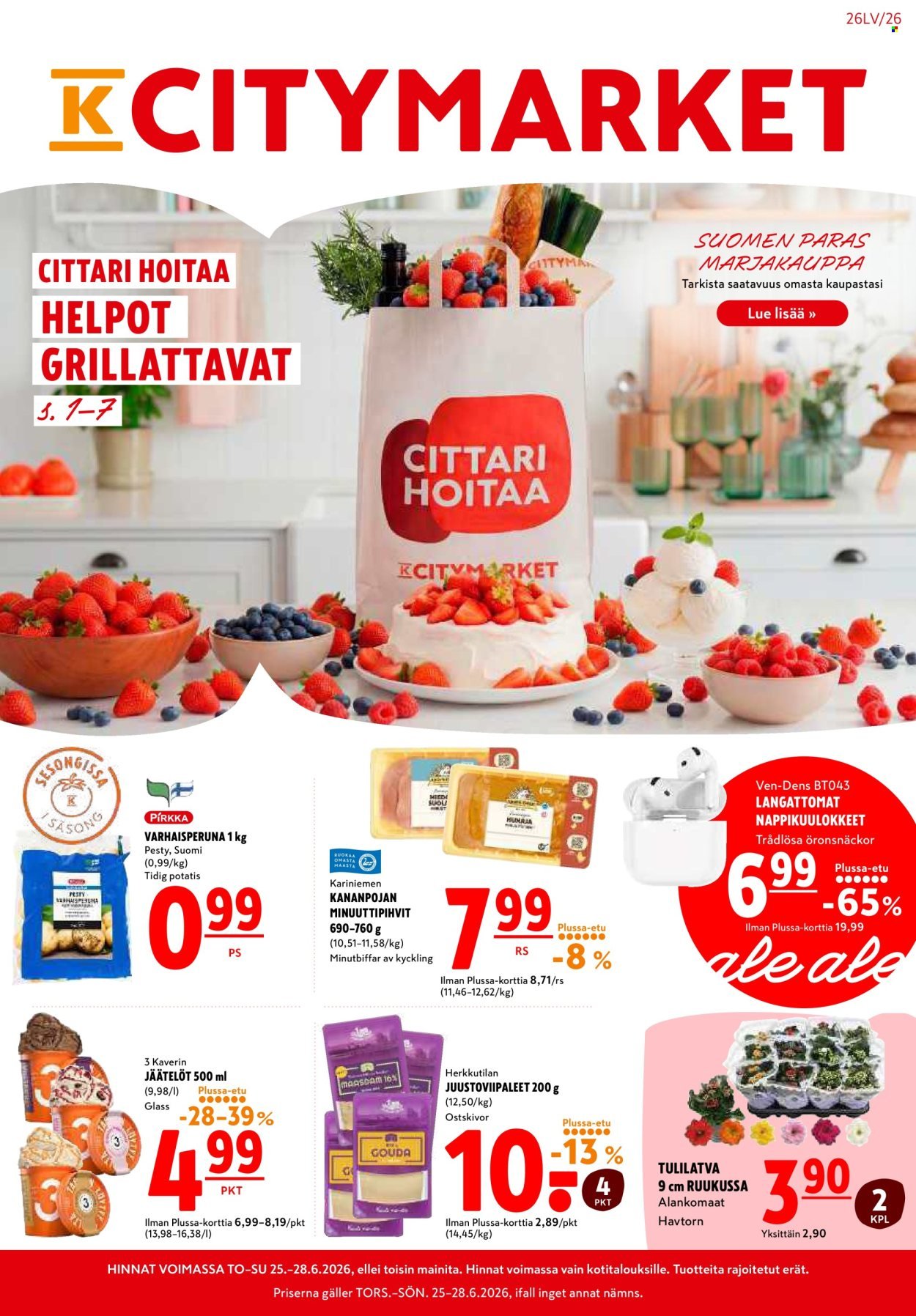 K-CITYMARKET tarjoukset - Alkaen TO 25.6.2026