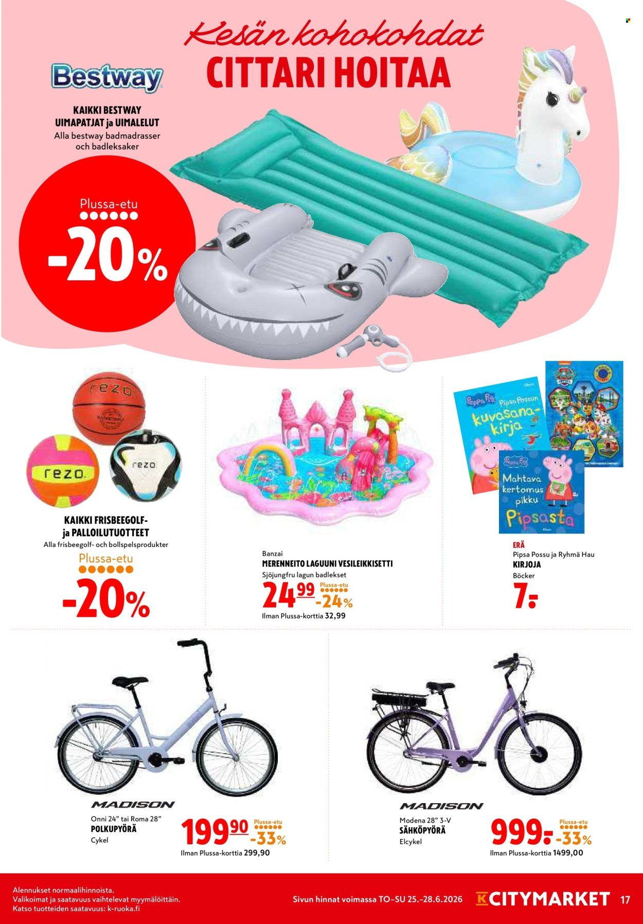 K-CITYMARKET tarjoukset - Alkaen TO 25.6.2026