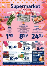 K-SUPERMARKET tarjoukset - Tavallista parempaa ja äitienpäivään