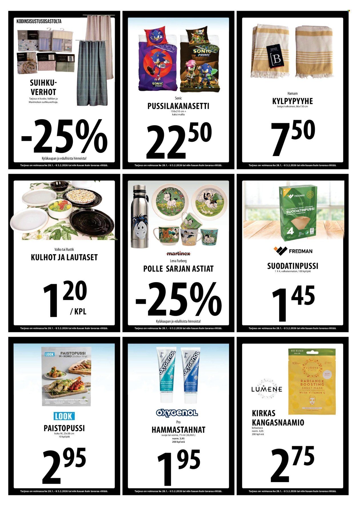 TUURI tarjoukset - Alkaen KE 28.1.2026