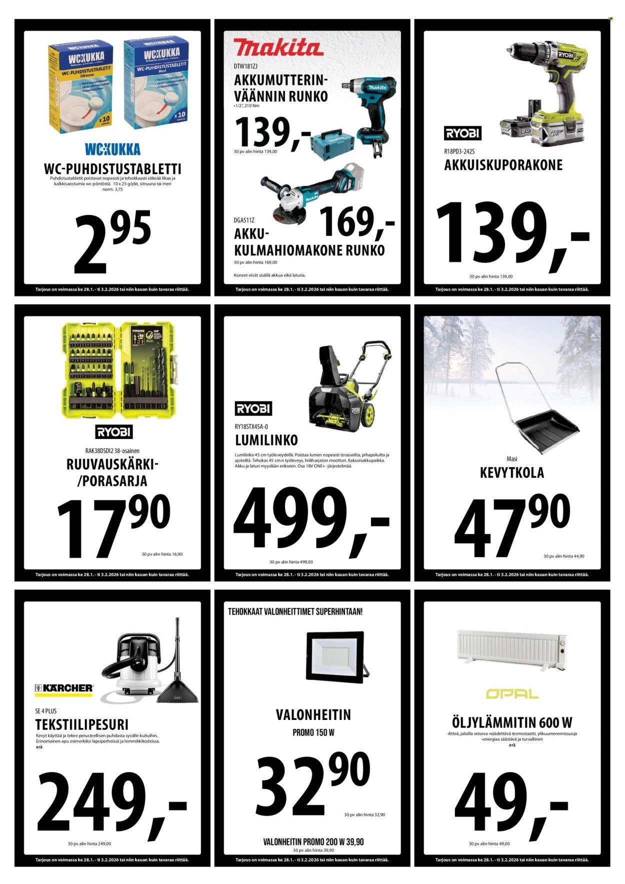 TUURI tarjoukset - Alkaen KE 28.1.2026