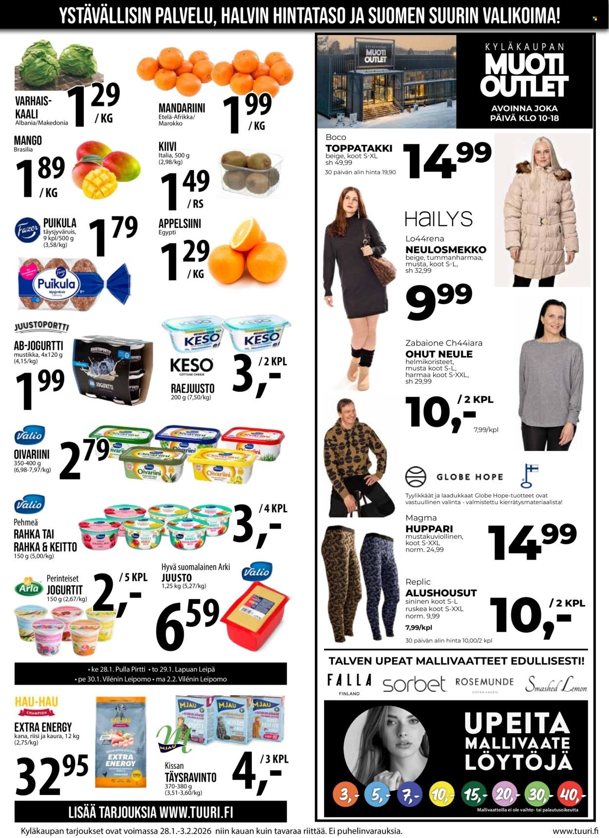 TUURI tarjoukset - Alkaen KE 28.1.2026