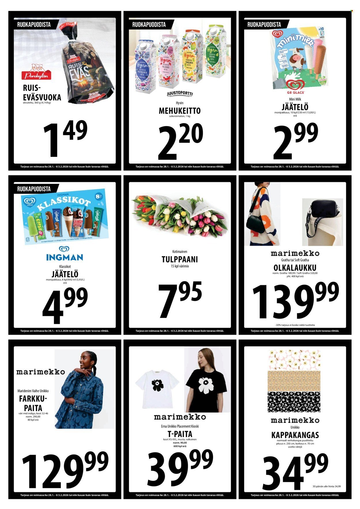 TUURI tarjoukset - Alkaen KE 28.1.2026