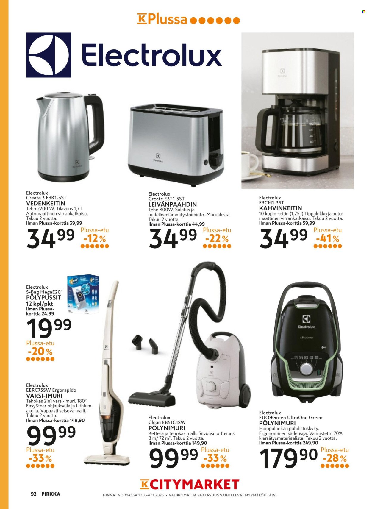 K-CITYMARKET tarjoukset - Pirkka (2025-10-01 - 2025-11-04)