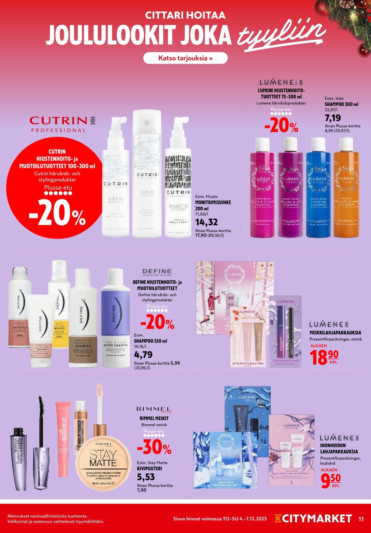 K-CITYMARKET tarjoukset - Alkaen TO 4.12.2025