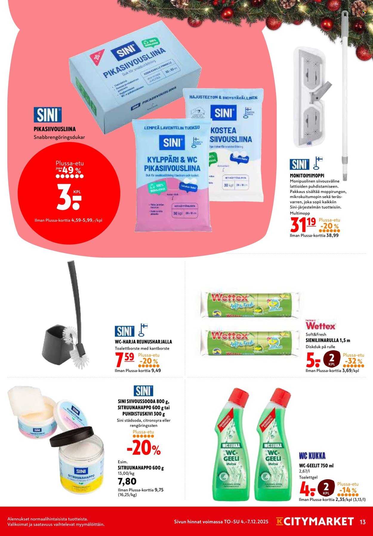 K-CITYMARKET tarjoukset - Alkaen TO 4.12.2025