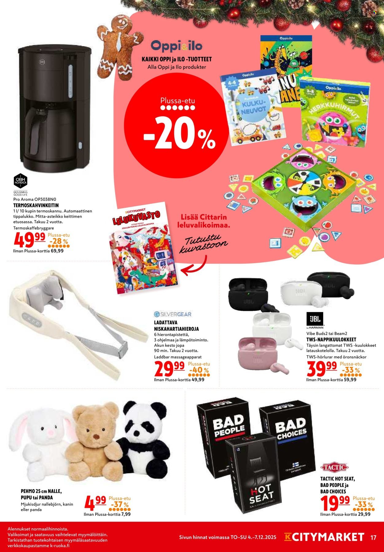 K-CITYMARKET tarjoukset - Alkaen TO 4.12.2025