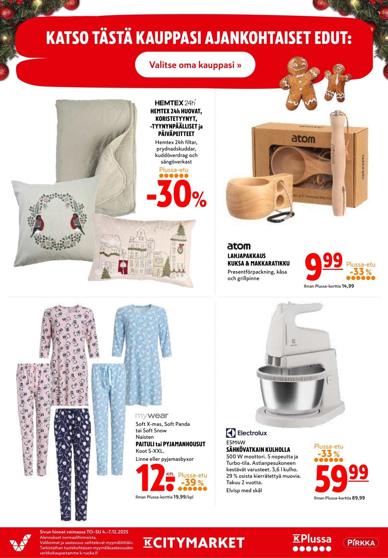 K-CITYMARKET tarjoukset - Alkaen TO 4.12.2025