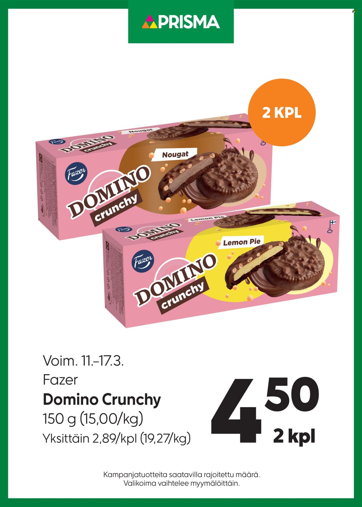 PRISMA tarjoukset - Alkaen KE 11.3.2026