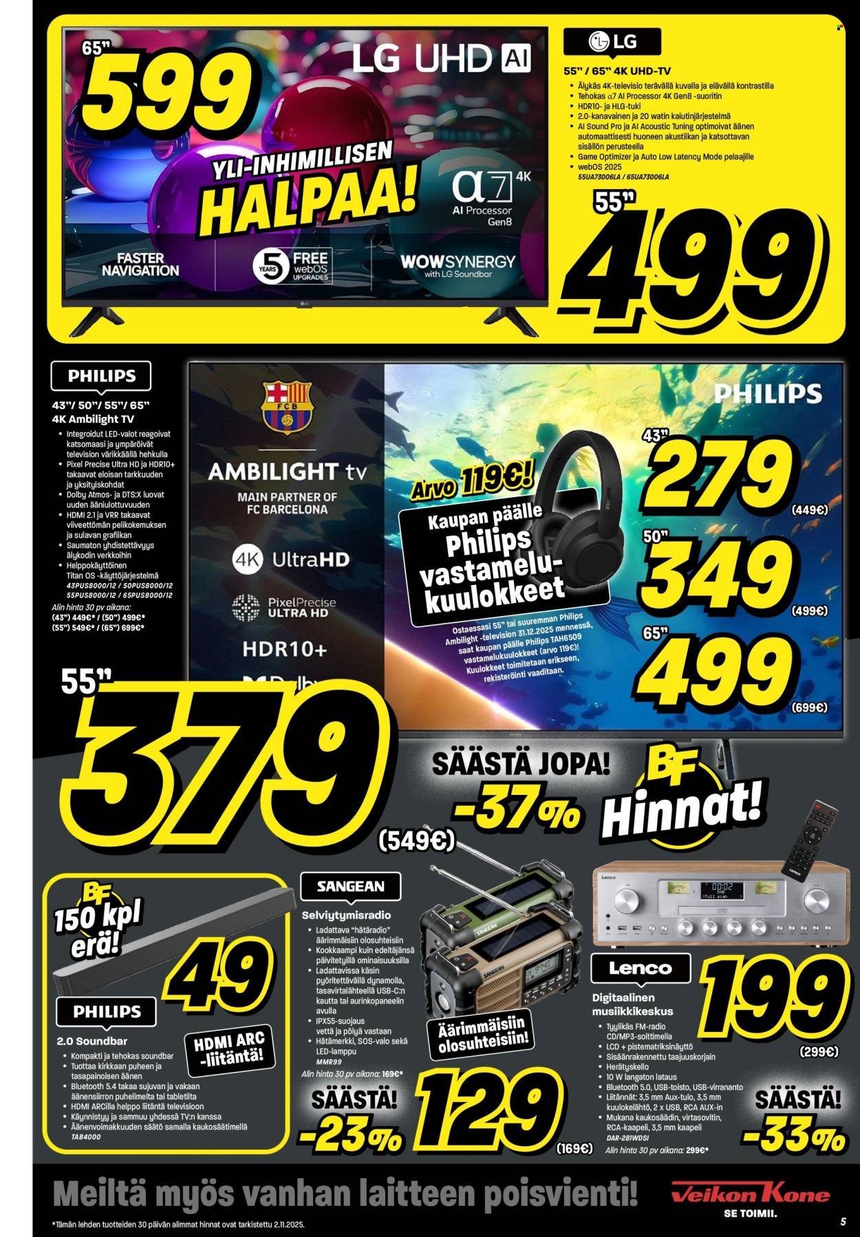 VEIKON KONE tarjoukset - Alkaen MA 3.11.2025 (2025-11-03 - 2025-11-09)