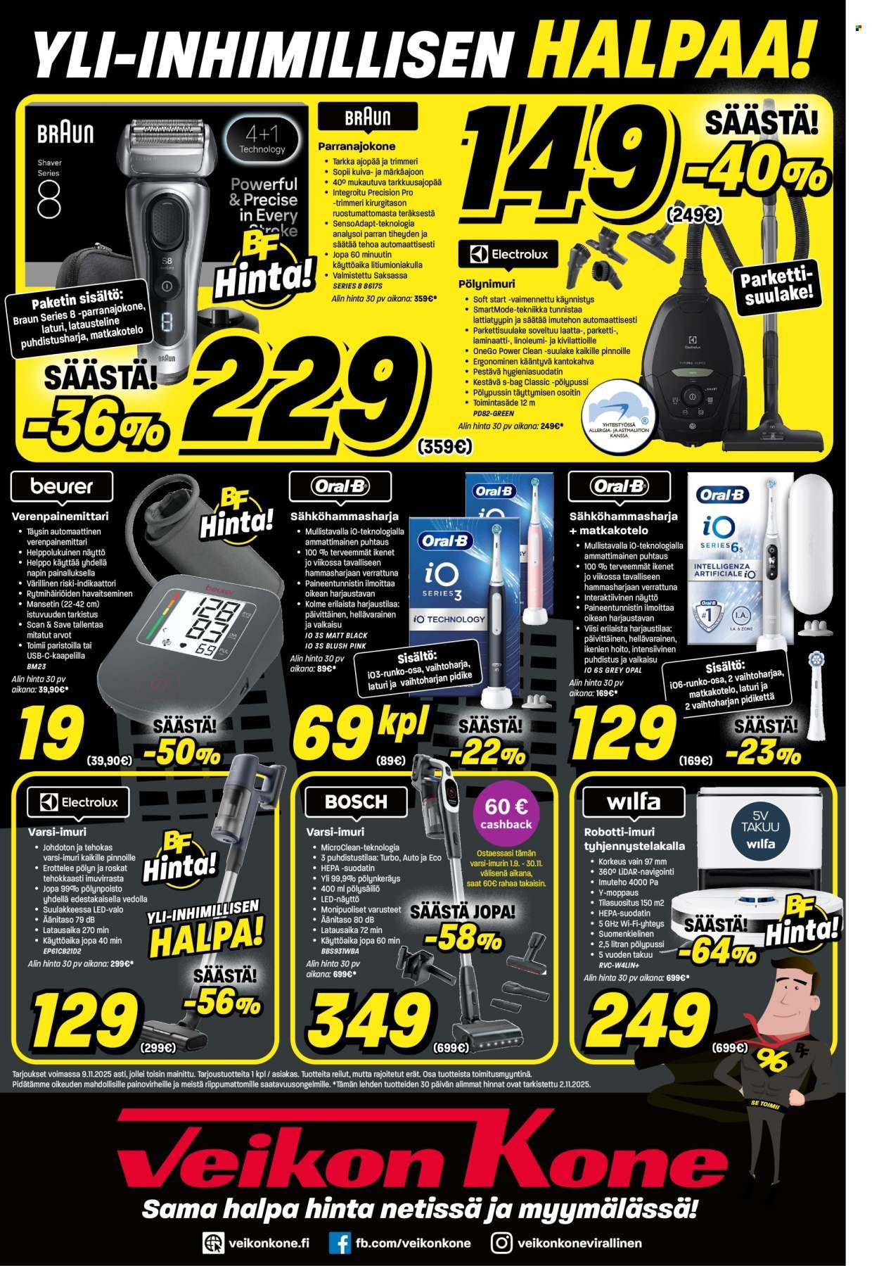 VEIKON KONE tarjoukset - Alkaen MA 3.11.2025 (2025-11-03 - 2025-11-09)