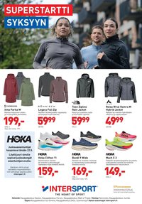 INTERSPORT tarjoukset - Superstartti syksyyn
