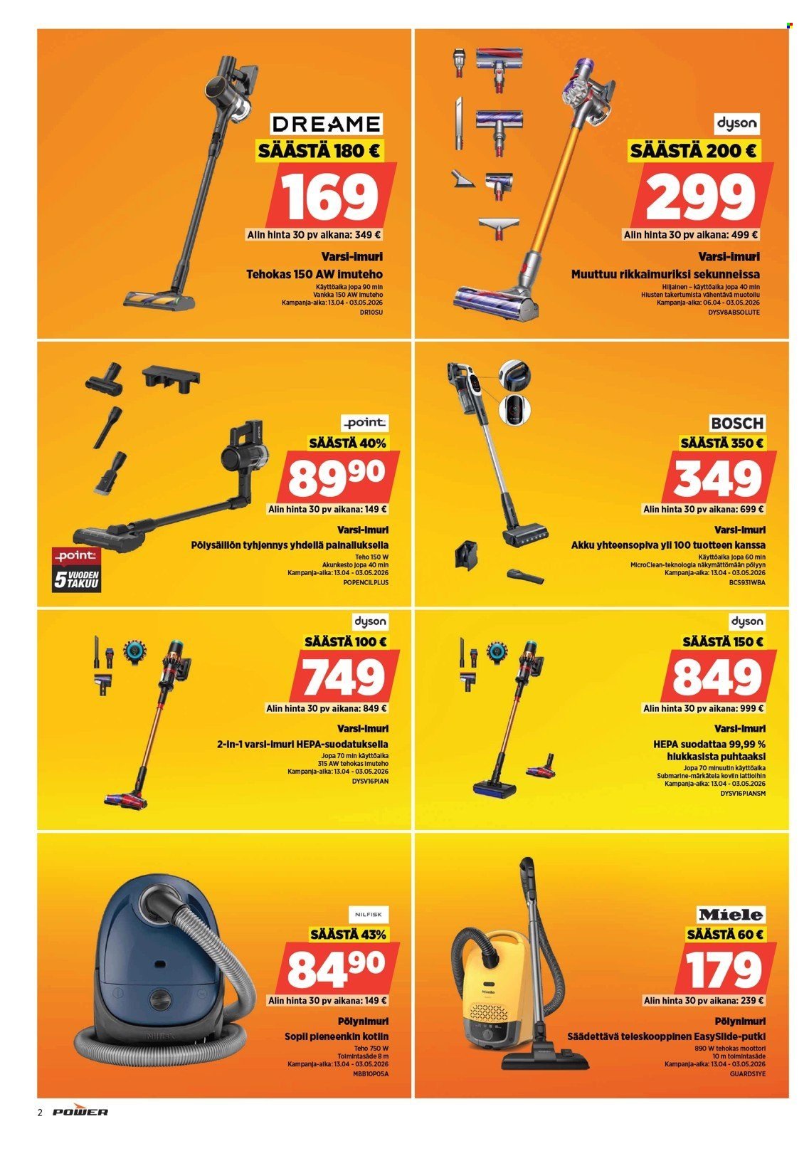 POWER tarjoukset - Huhtikuu 2026