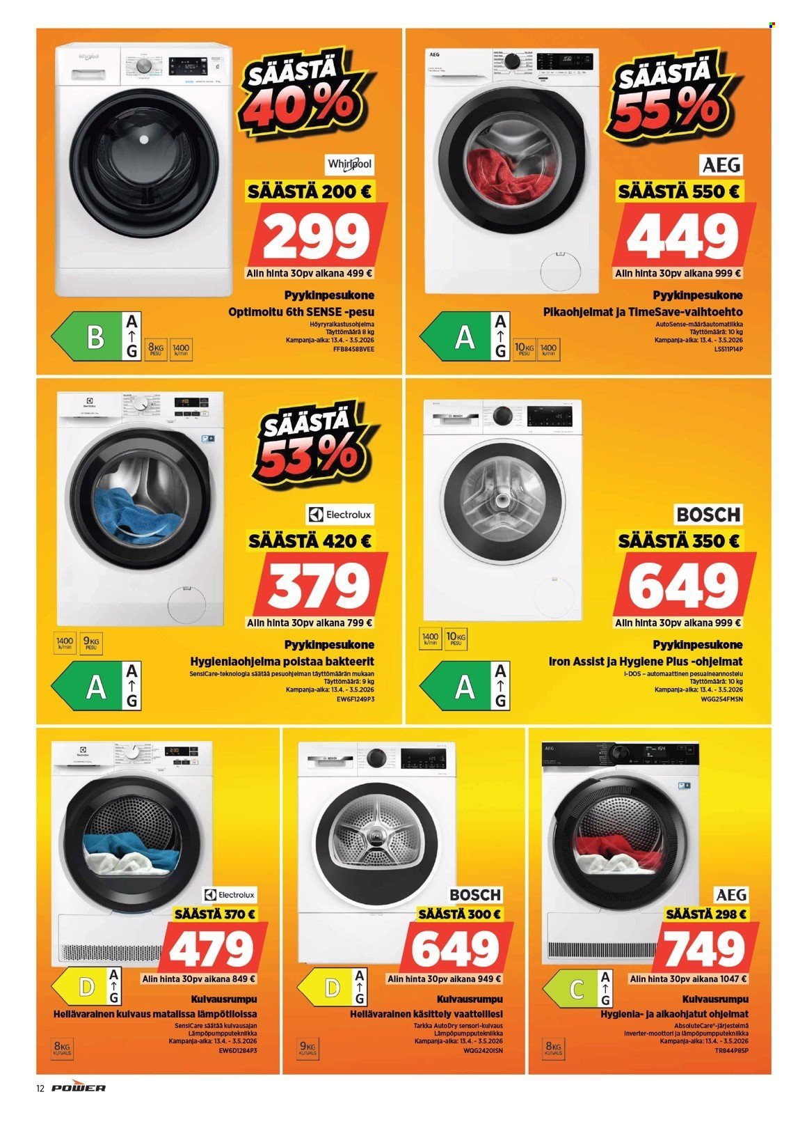 POWER tarjoukset - Huhtikuu 2026