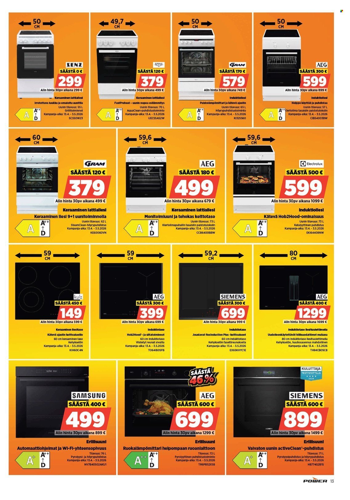 POWER tarjoukset - Huhtikuu 2026