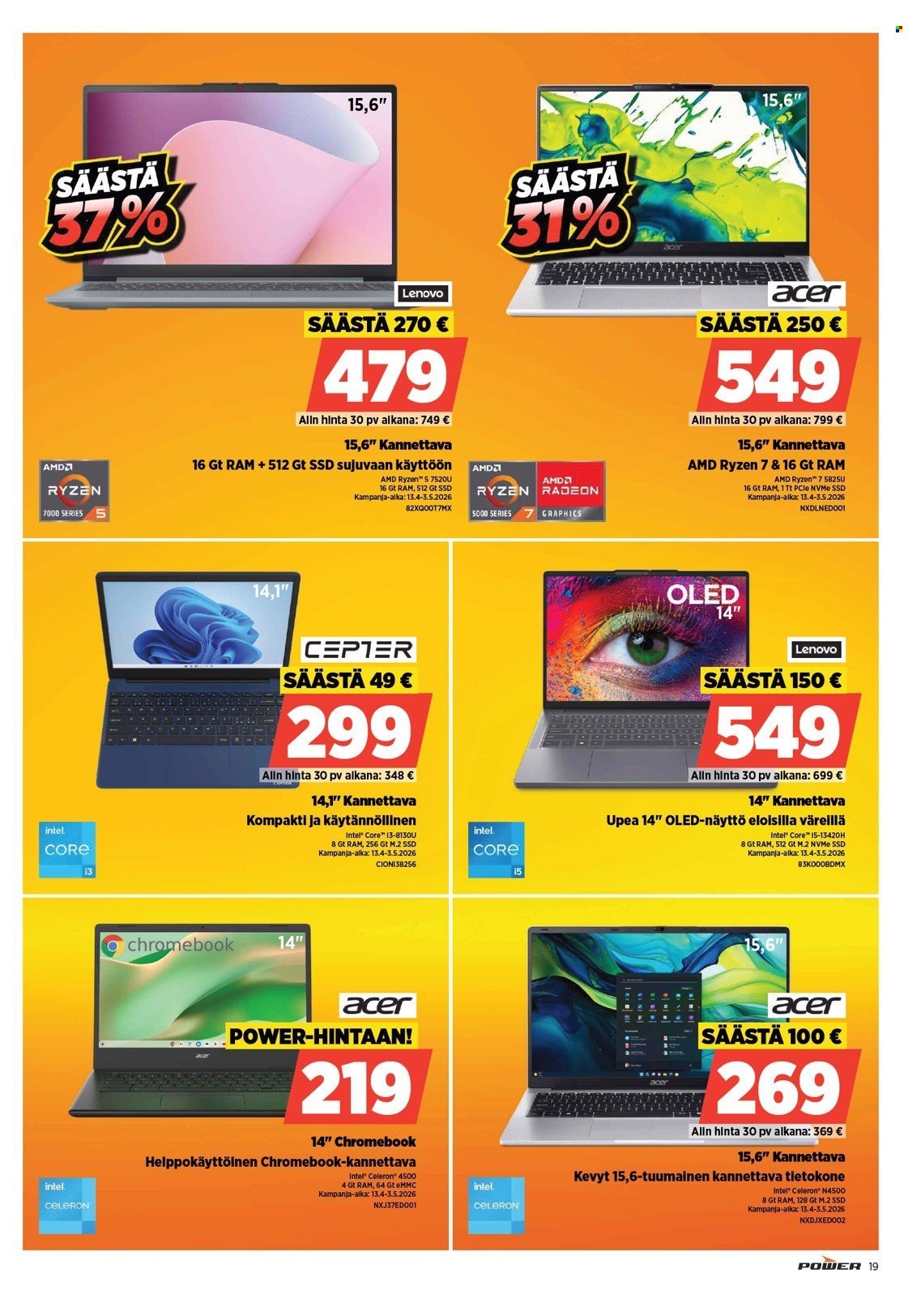 POWER tarjoukset - Huhtikuu 2026
