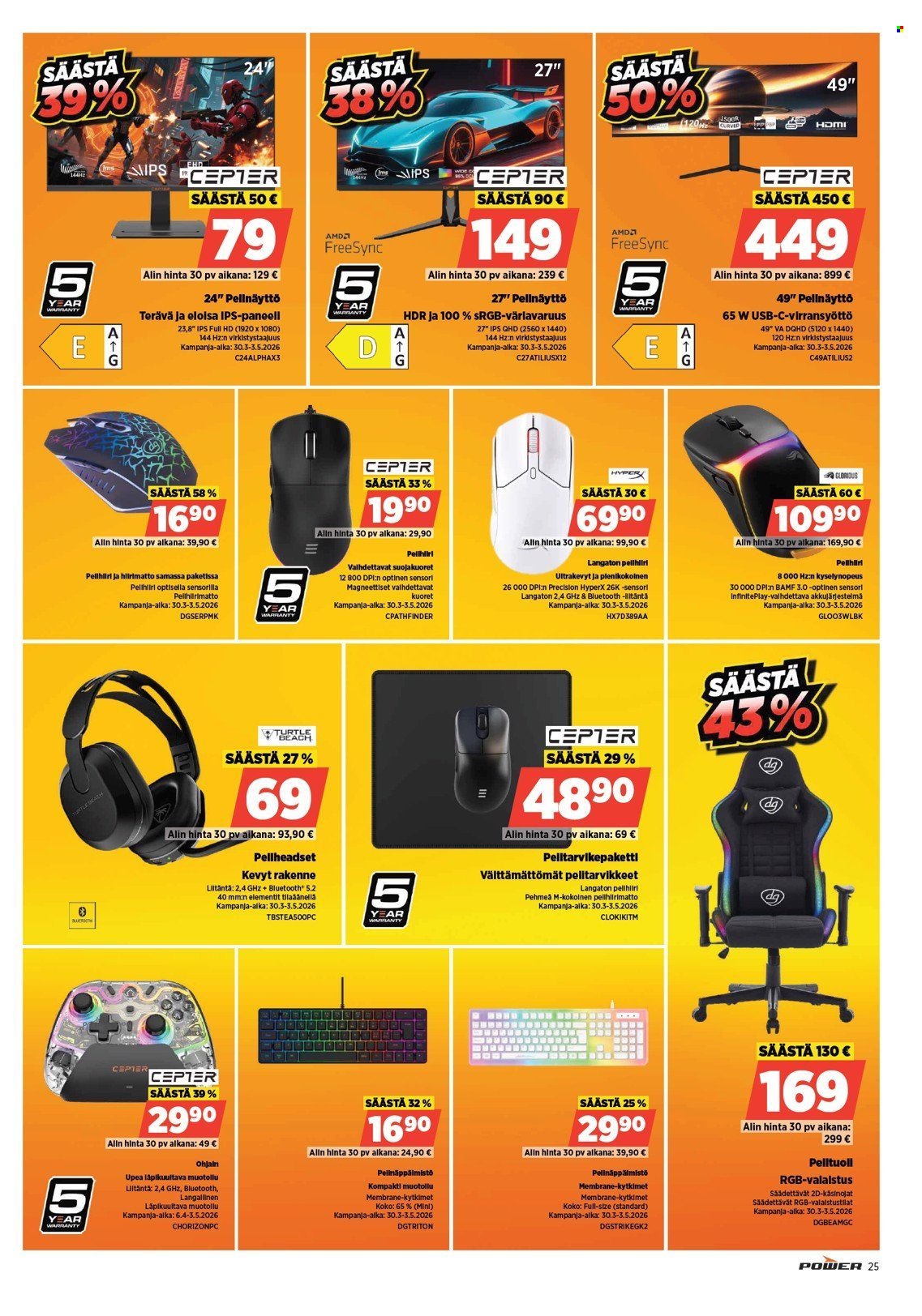 POWER tarjoukset - Huhtikuu 2026