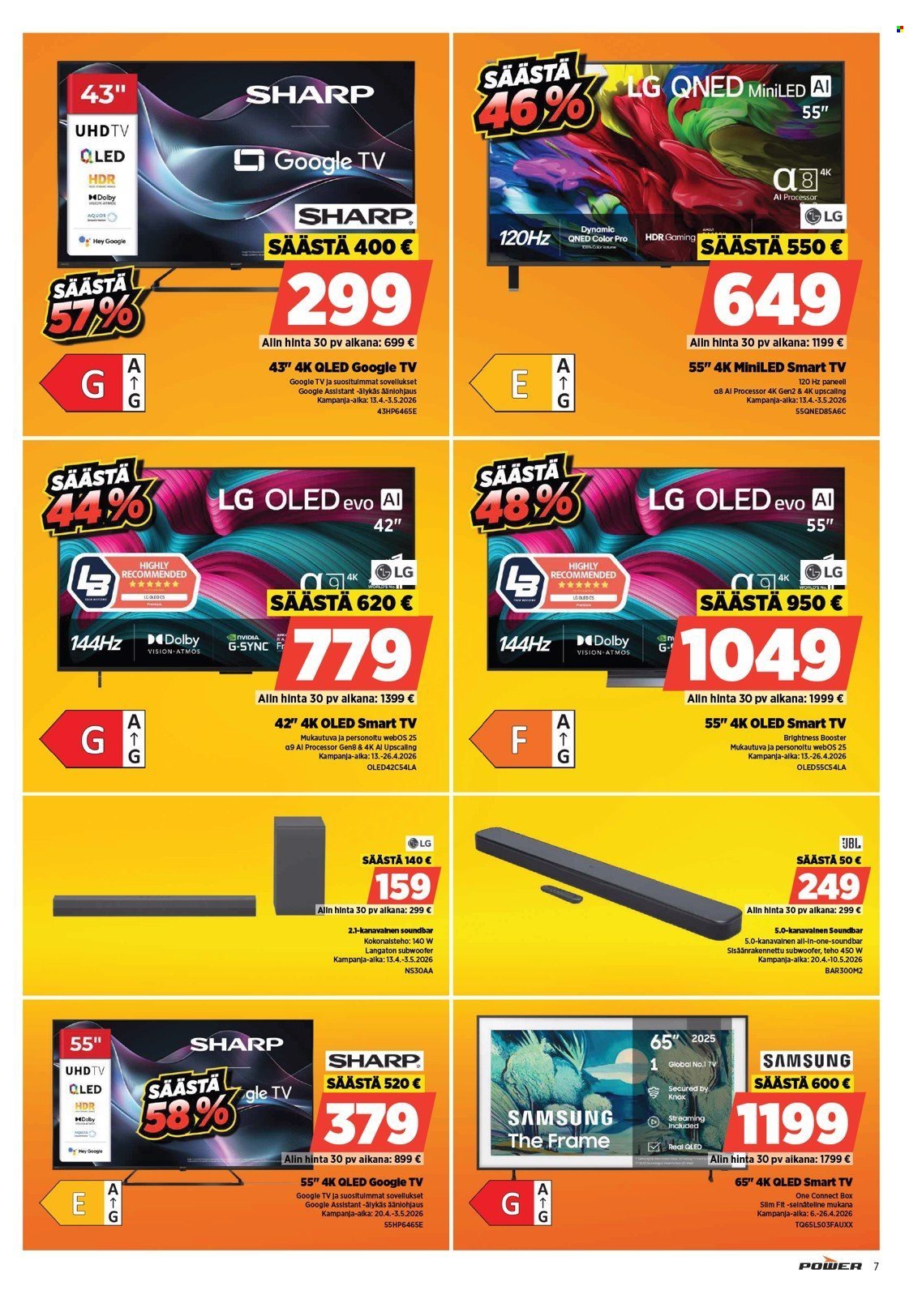 POWER tarjoukset - Huhtikuu 2026