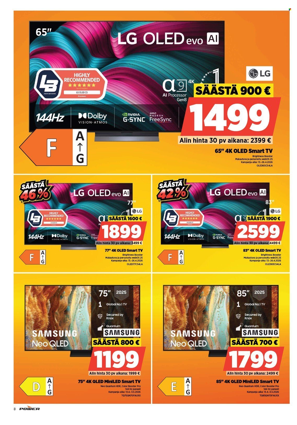 POWER tarjoukset - Huhtikuu 2026