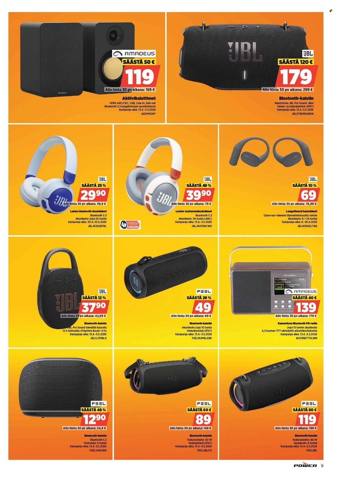 POWER tarjoukset - Huhtikuu 2026