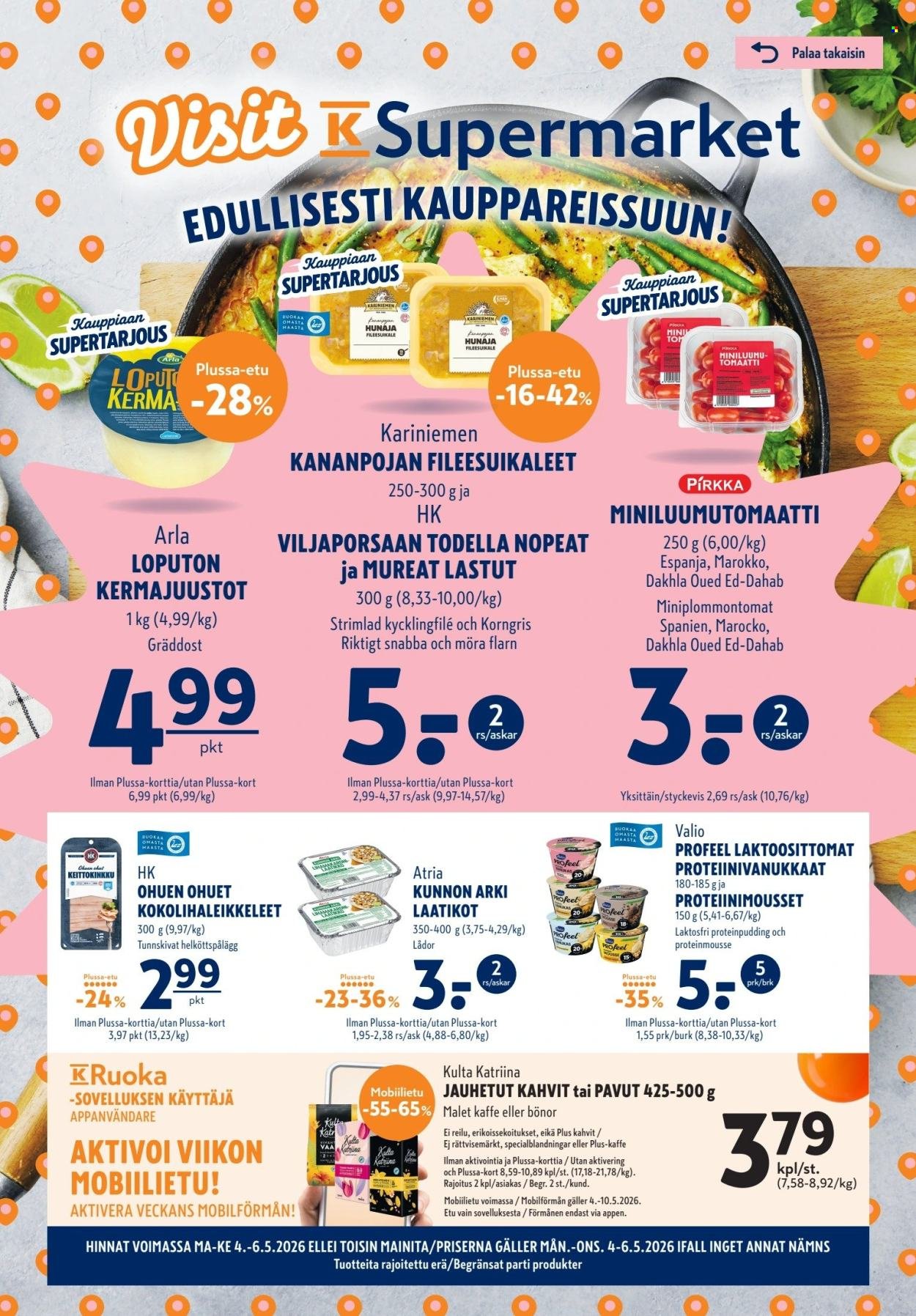 K-SUPERMARKET tarjoukset - Edullisesti kauppareissuun