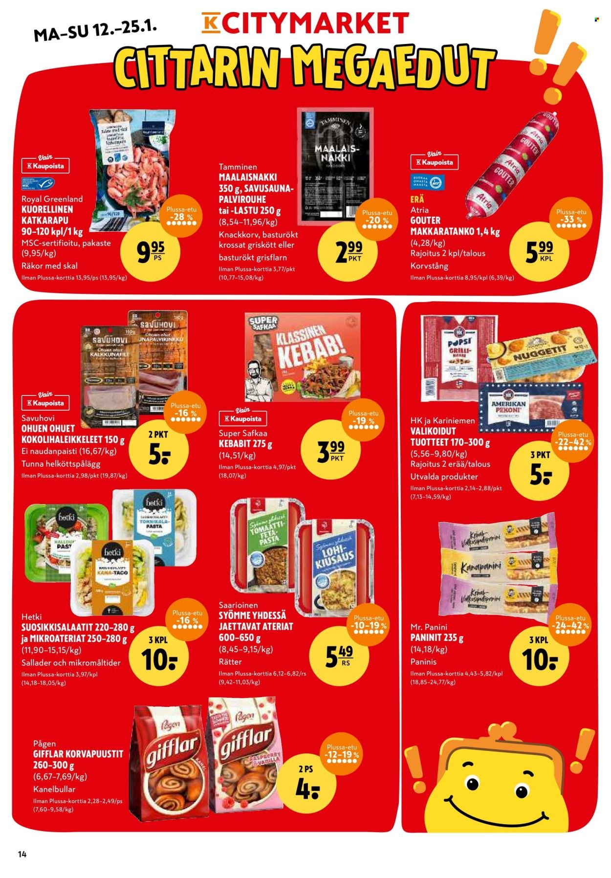K-CITYMARKET tarjoukset - Alkaen MA 12.1.2026