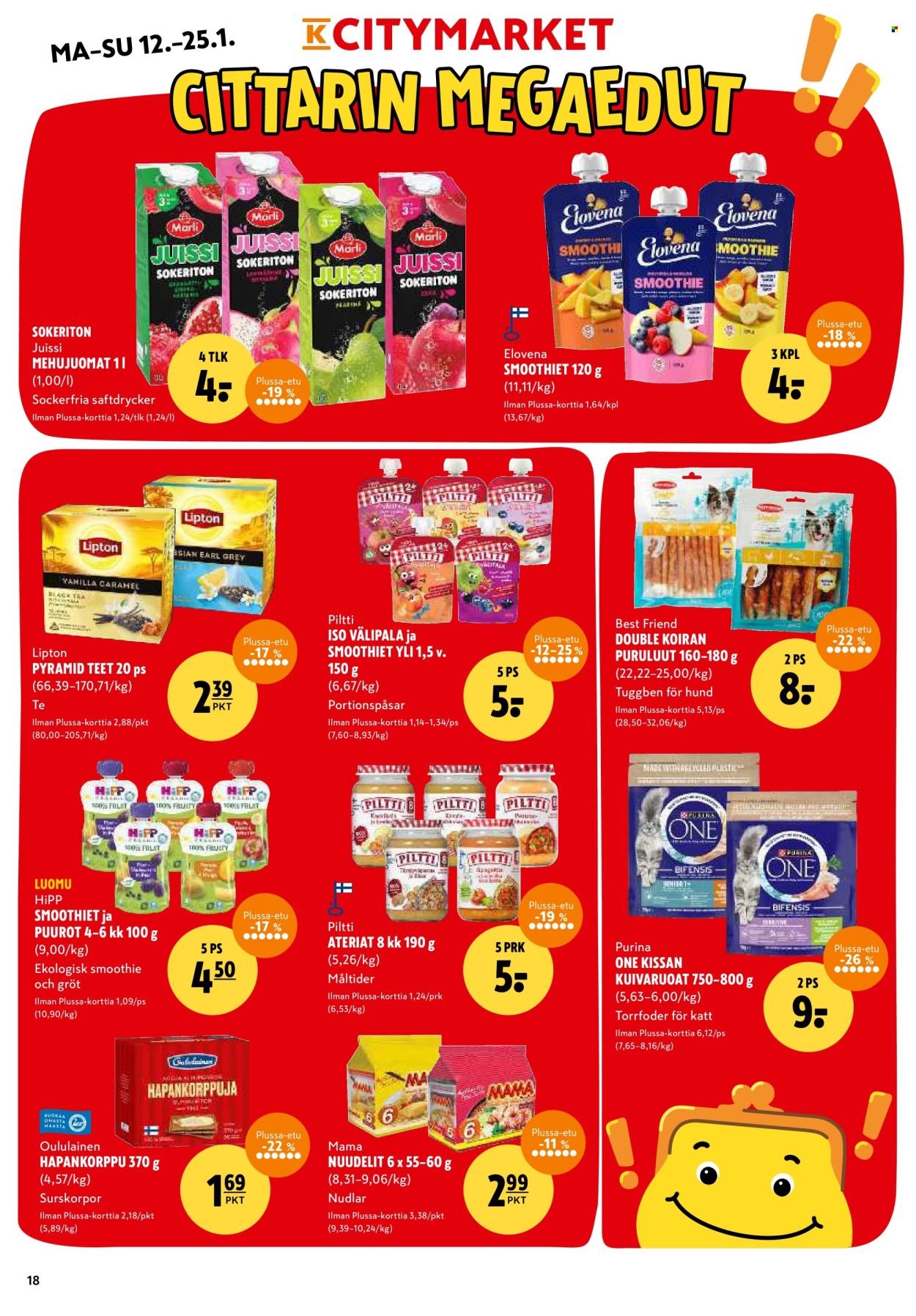 K-CITYMARKET tarjoukset - Alkaen MA 12.1.2026