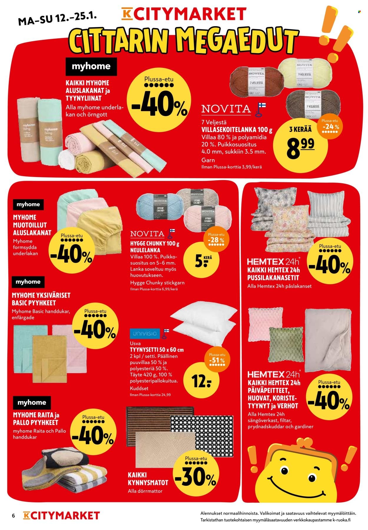 K-CITYMARKET tarjoukset - Alkaen MA 12.1.2026