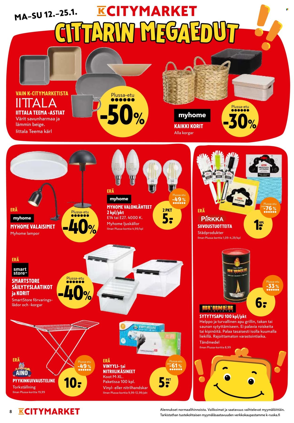 K-CITYMARKET tarjoukset - Alkaen MA 12.1.2026