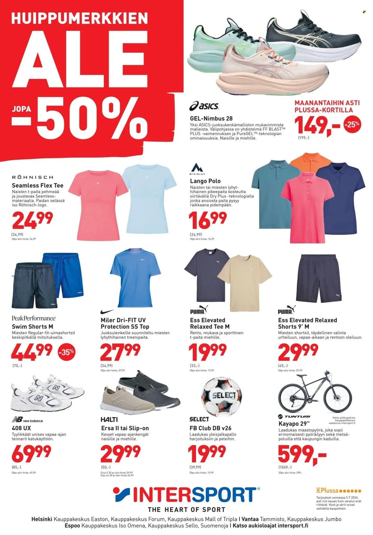 INTERSPORT tarjoukset - Helsingin Sanomat