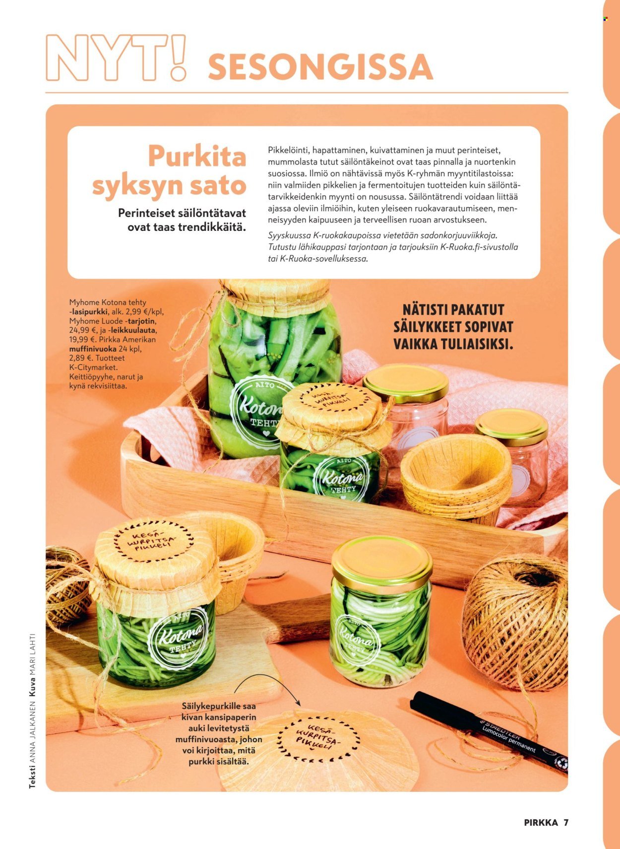 K-MARKET tarjoukset - Pirkka 9/2026