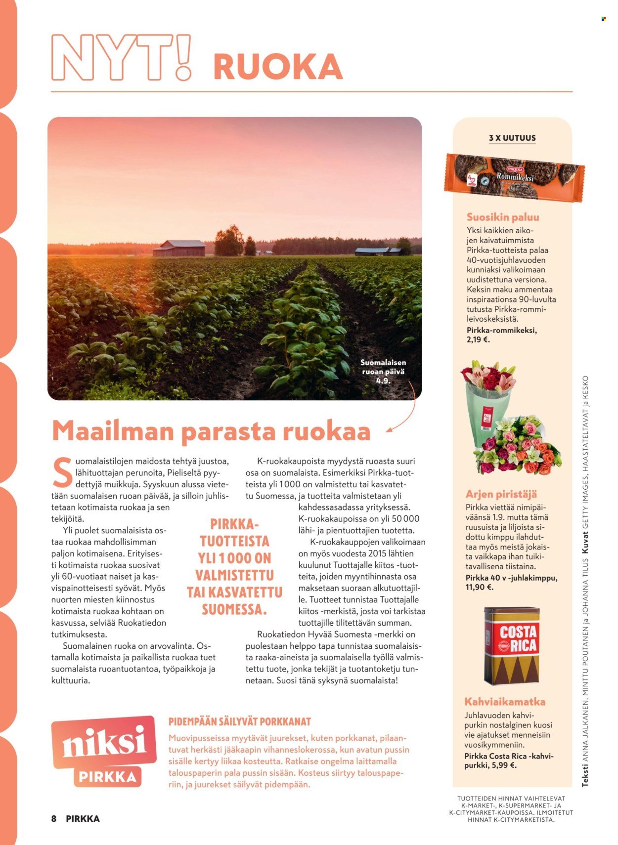 K-MARKET tarjoukset - Pirkka 9/2026