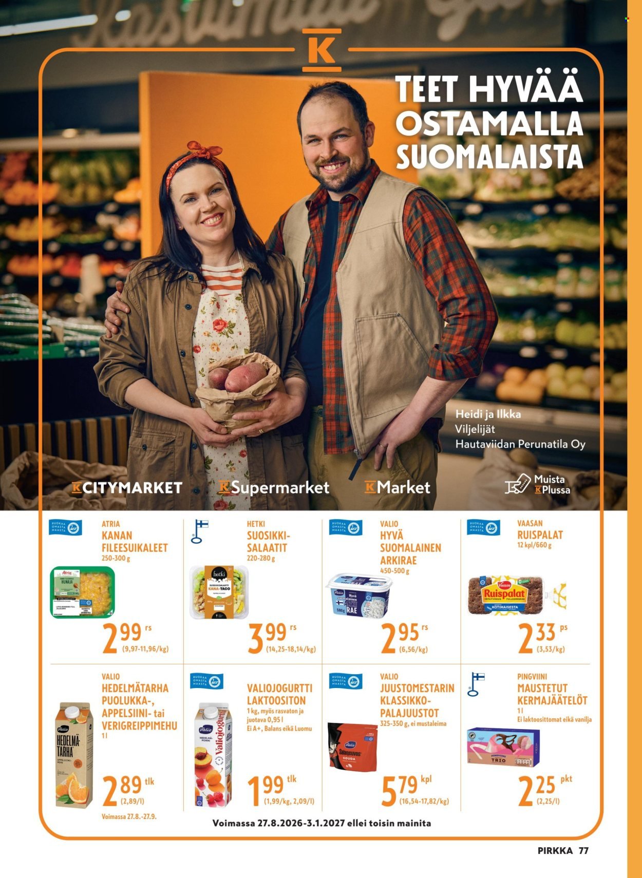 K-MARKET tarjoukset - Pirkka 9/2026