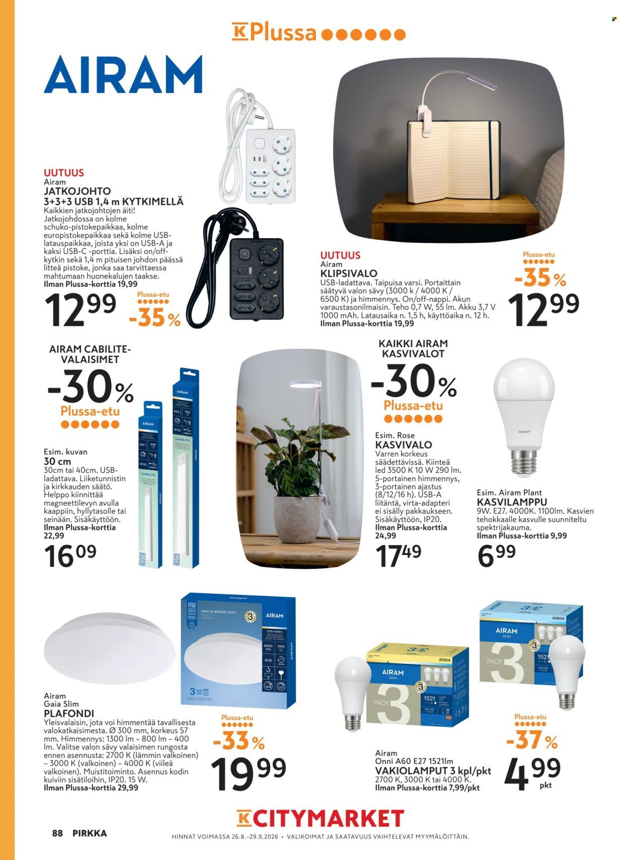 K-MARKET tarjoukset - Pirkka 9/2026