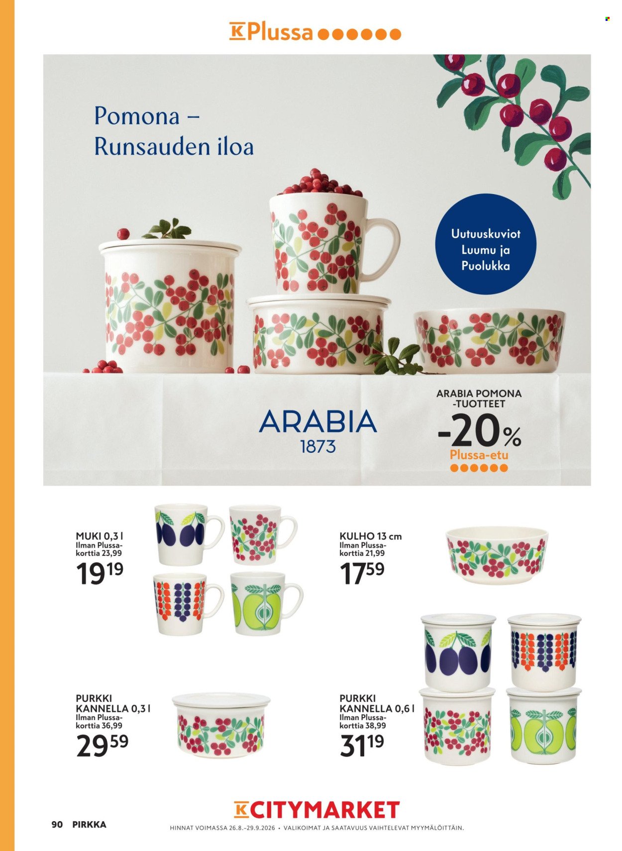 K-MARKET tarjoukset - Pirkka 9/2026