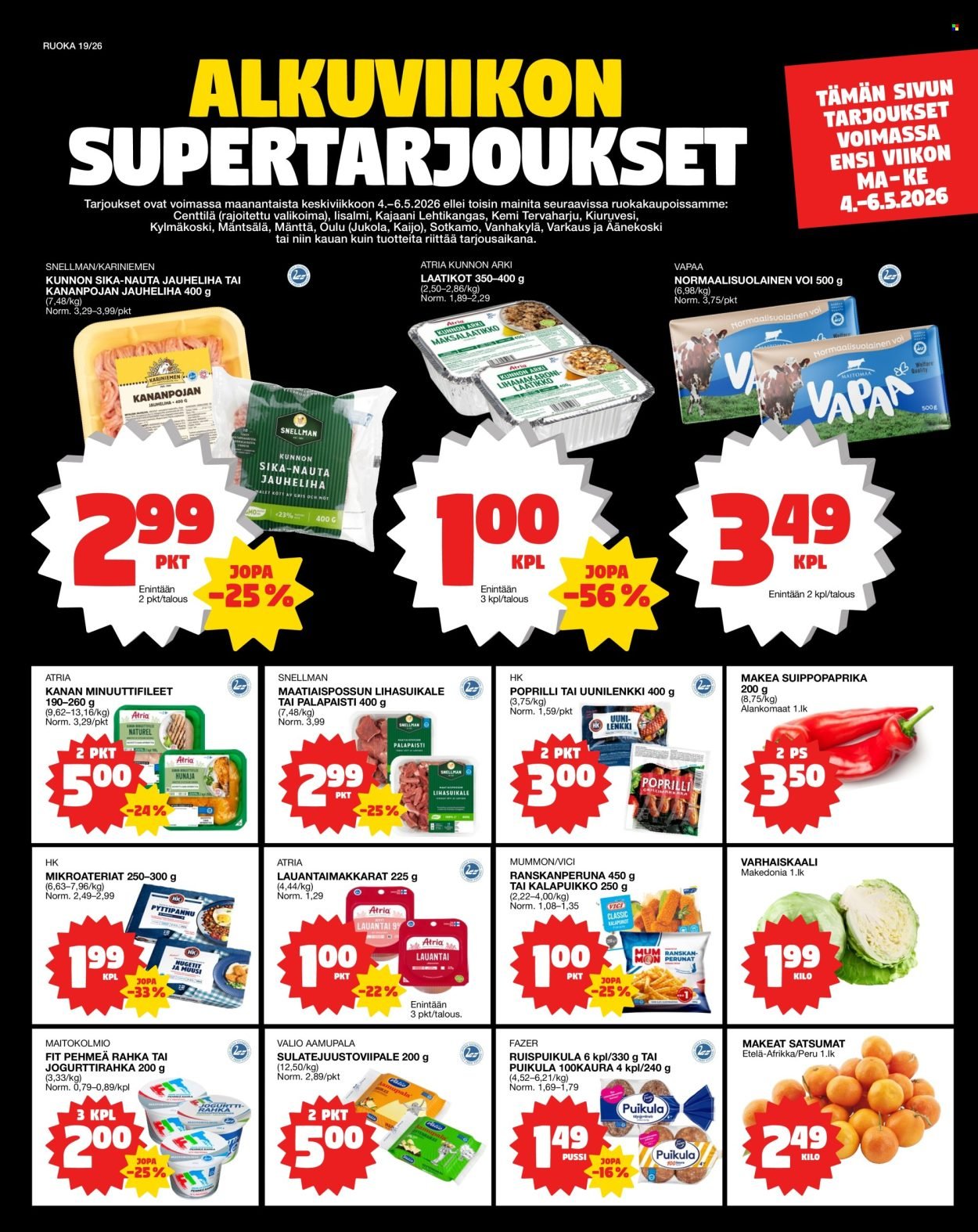 TOKMANNI tarjoukset - Ruokasanomat