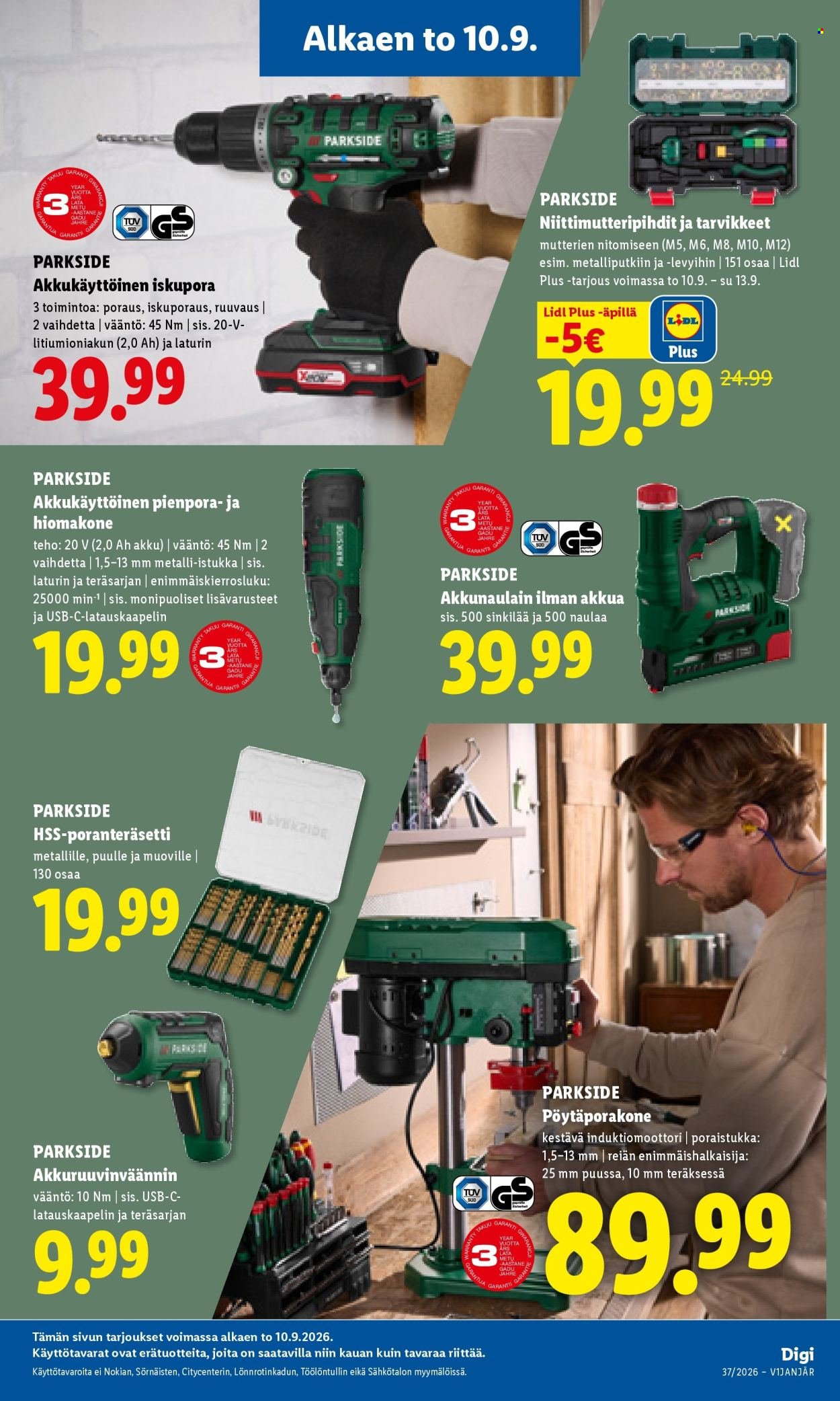 LIDL tarjoukset - PARKSIDE®